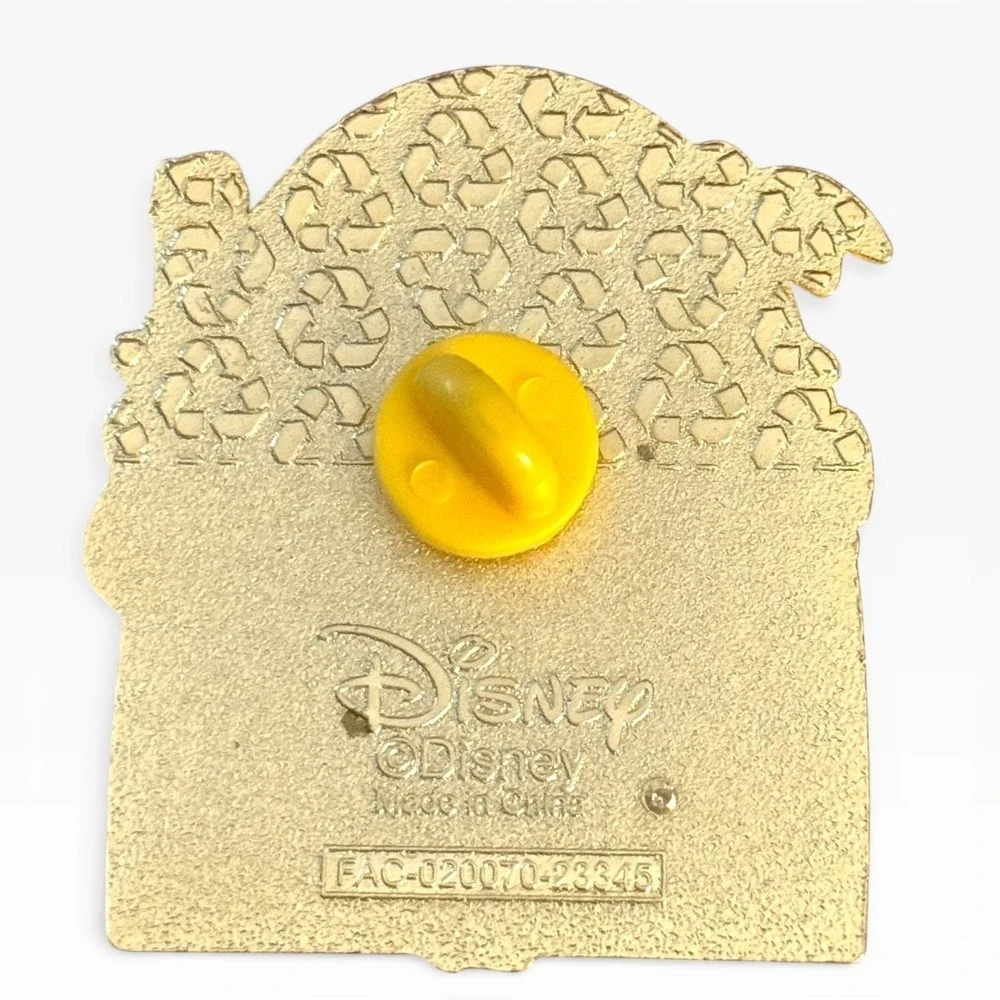 Disney Stitch Ukulele Enamel Pin Tropical Beach‎ Stitch Gold Tone Disney